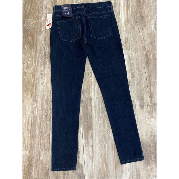 GAP Super Slimming Jeans True Skinny Mid Rise Stretch Denim Women’s Sz 26R - Picture 5 of 6